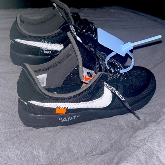 Nike x Off-White Black Air Force 1’s - Picture 1 of 6